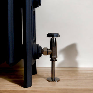 Traditional Manual Radiator Valves - Black Nickel image 0