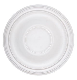 34" Deep Plain Plaster Ceiling Rose 864mm