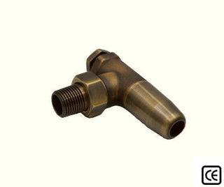 Traditional Manual Radiator Valves - Antique Brass image 2