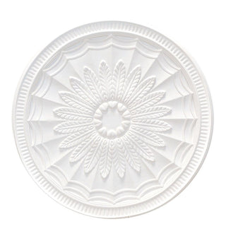 Large Tramline Plaster Ceiling Rose 680mm