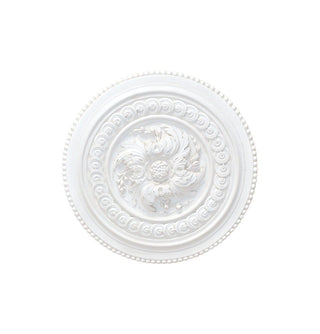 Old Small Bead Plaster Ceiling Rose 430mm