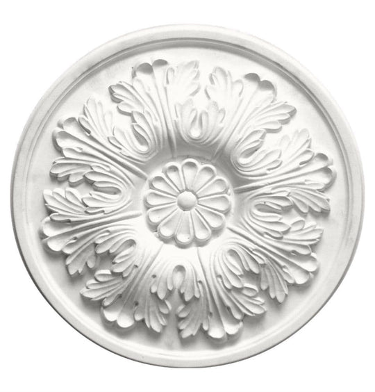 12" Small Acanthus Plaster Ceiling Rose 305mm