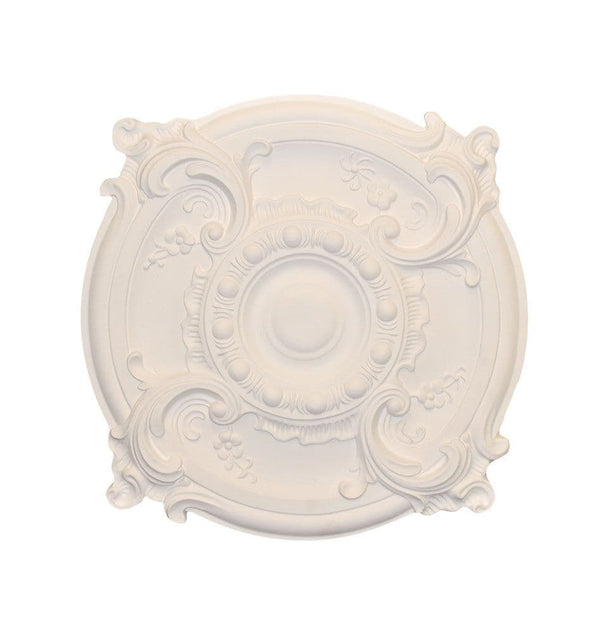 16.5" Rococo Plaster Ceiling Rose 419mm