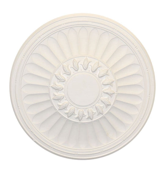 18" Rosebud Plaster Ceiling Rose
