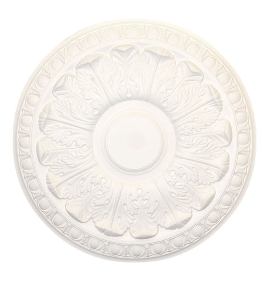 19" Egg and Acanthus Plaster Ceiling Rose 483mm