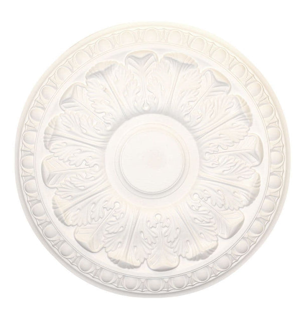 19" Egg and Acanthus Plaster Ceiling Rose 483mm
