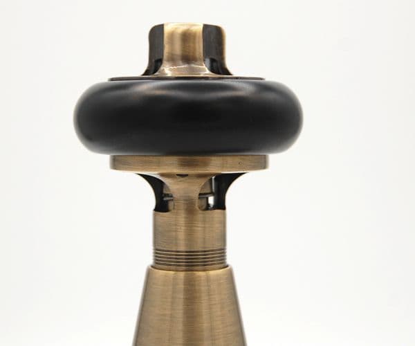 York Thermostatic Radiator Valve - Antique Brass image 3