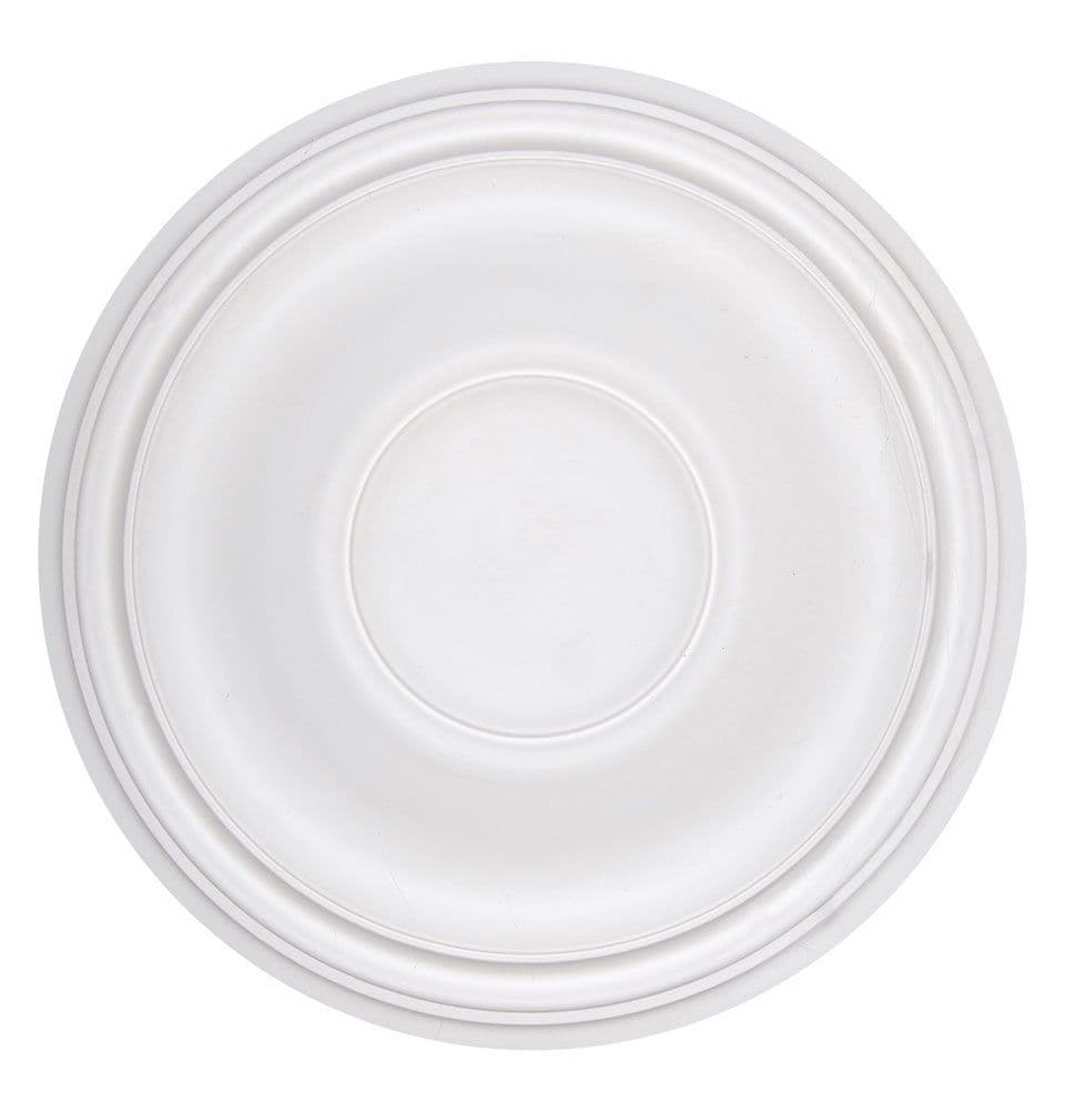 34" Deep Plain Plaster Ceiling Rose 864mm