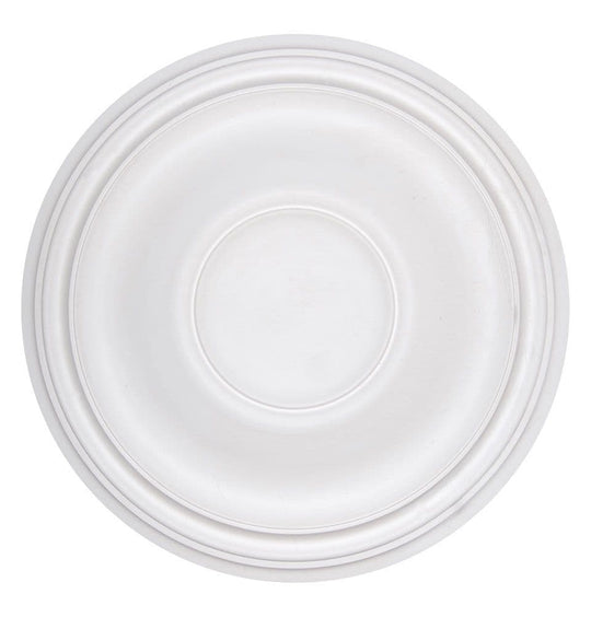 34" Deep Plain Plaster Ceiling Rose 864mm