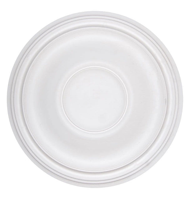 34" Deep Plain Plaster Ceiling Rose 864mm