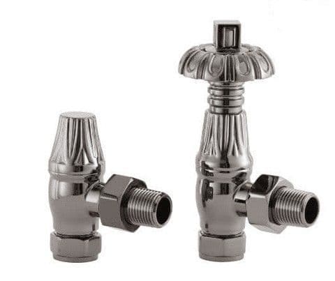 Thermostatic Crocus Radiator Valves - Black Nickel image 3