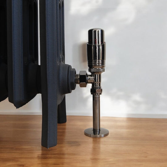 Richmond Thermostatic Radiator Valve - Black Nickel image 0