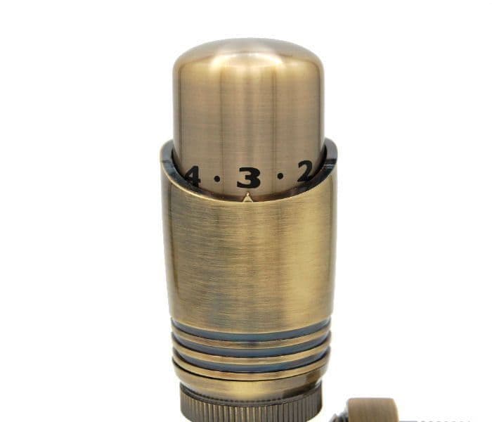 Richmond Thermostatic Radiator Valve - Antique Brass image 2