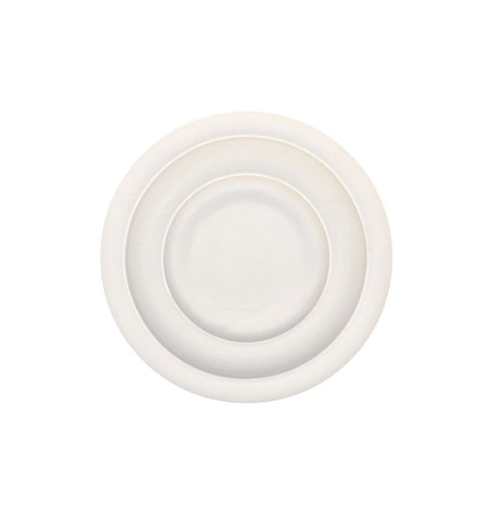 9" Shallow Plain Plaster Ceiling Rose 229mm