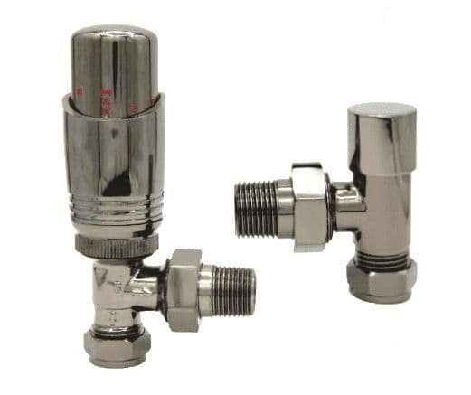 Richmond Thermostatic Radiator Valve - Black Nickel image 1