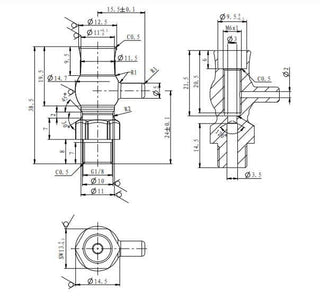 Luxury Bleed Valve - Brushed Brass image 2