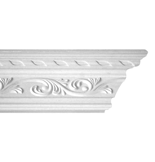 Edwardian Fleur de Lys Plaster Coving80mm x 110mm
