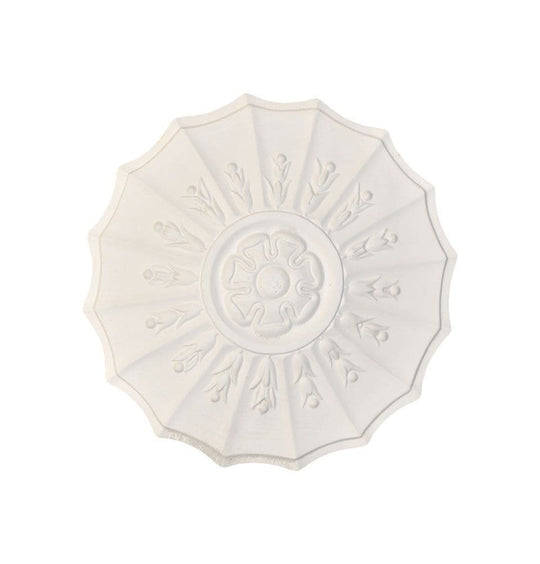 12.5" Small Adam Plaster Ceiling Rose 318mm image 0