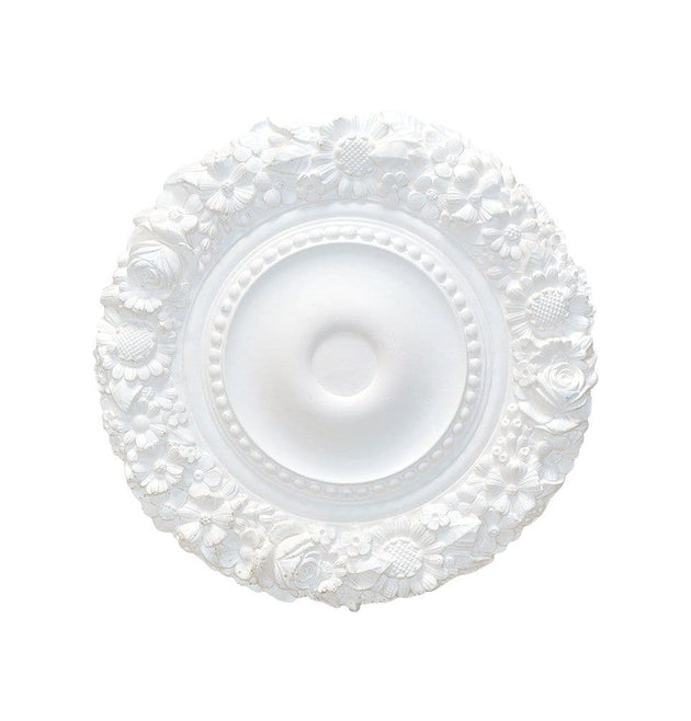 Floral Plaster Ceiling Rose 500mm