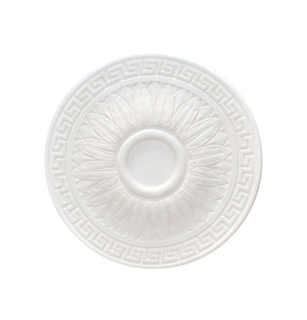 Greek Leaf Plaster Ceiling Rose 460mm