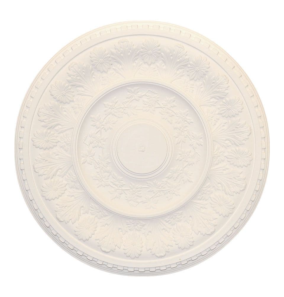 Large Dentil Plaster Ceiling Rose 534mm