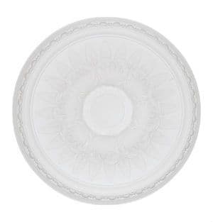 Large Egg and Fern Plaster Ceiling Rose 540mm