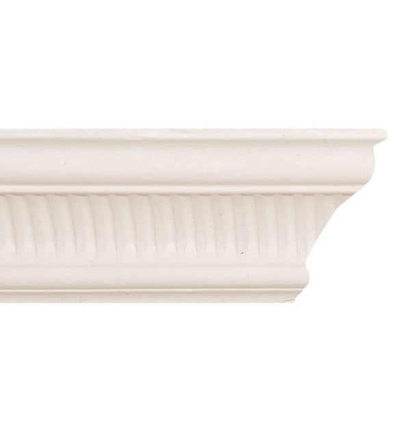 Large Fluted Plaster Coving 127mm x 130mm