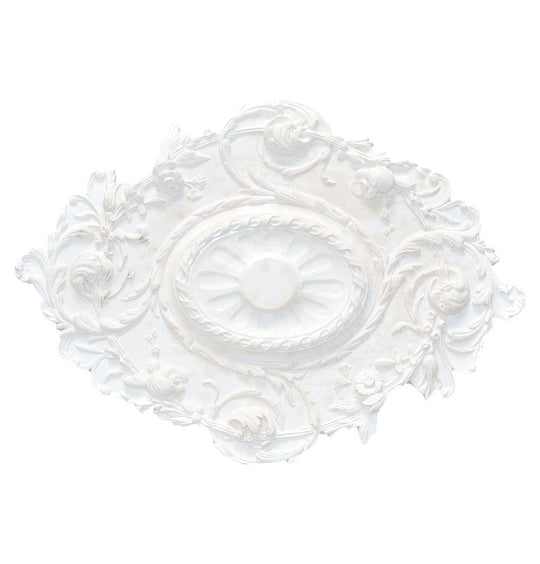 Large Oval Plaster Ceiling Rose 825mm by 590mm