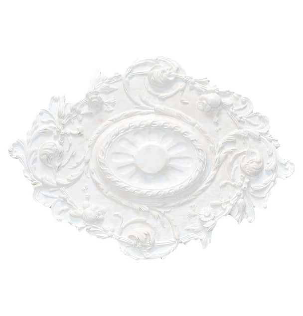 Large Oval Plaster Ceiling Rose 825mm by 590mm