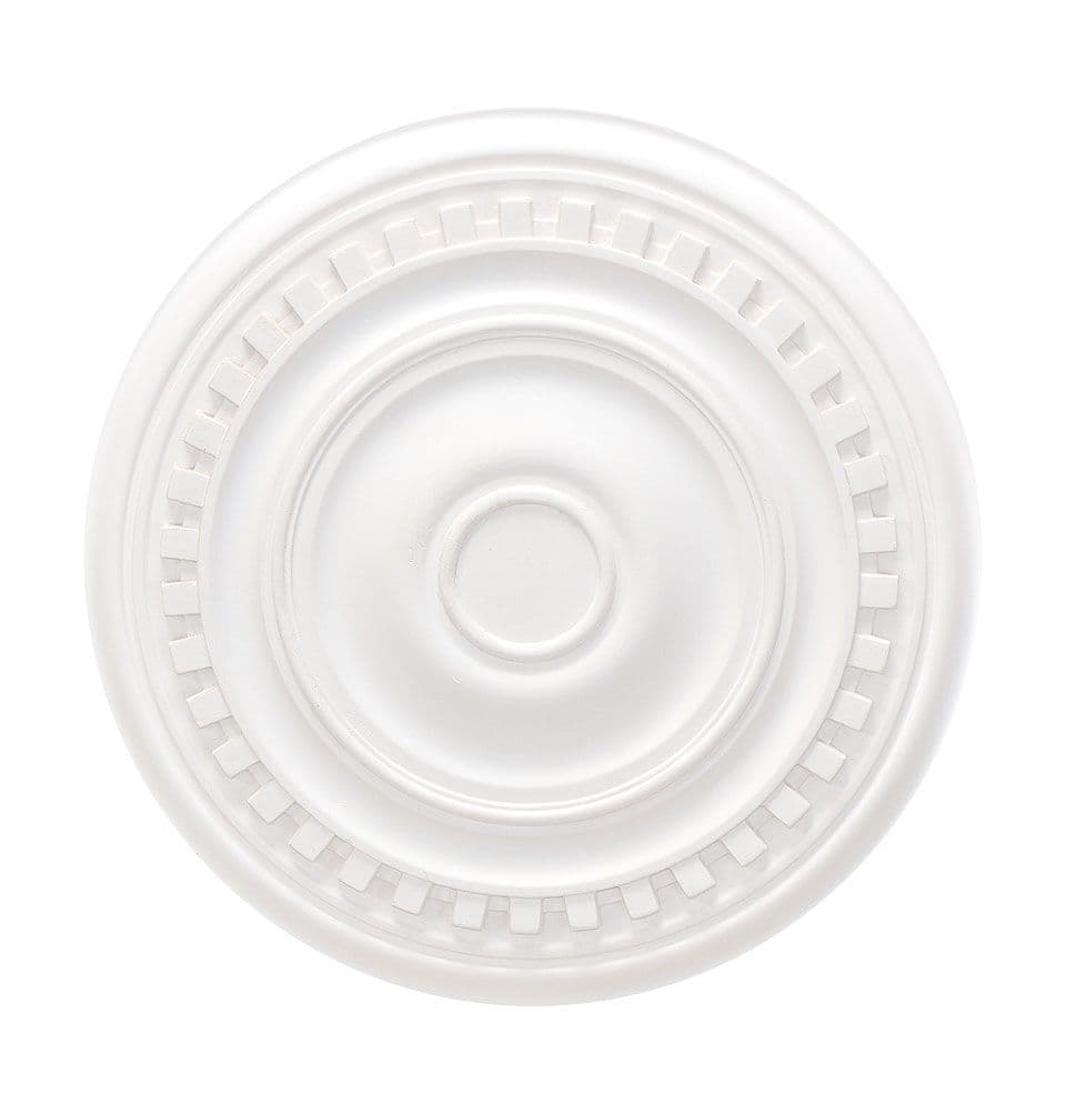 Large Plain Dentil Plaster Ceiling Rose 570mm
