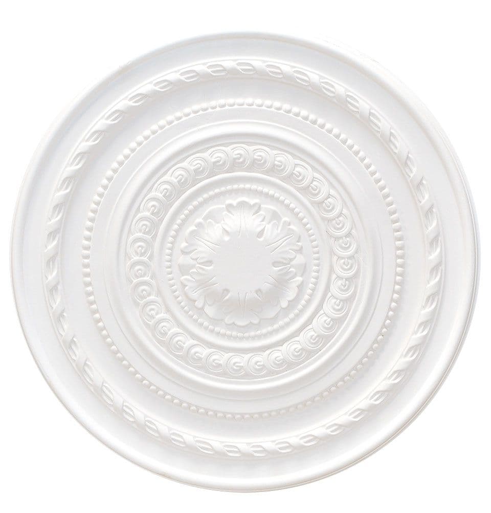 Large Roped Plaster Ceiling Rose 670mm