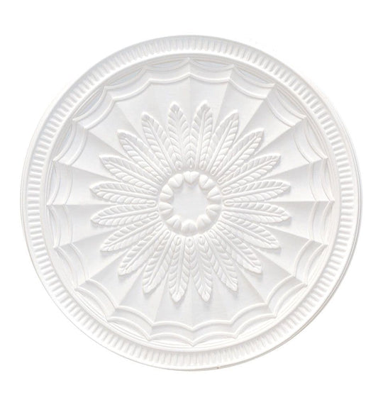 Large Tramline Plaster Ceiling Rose 680mm