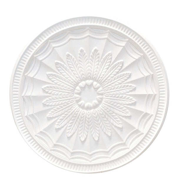 Large Tramline Plaster Ceiling Rose 680mm