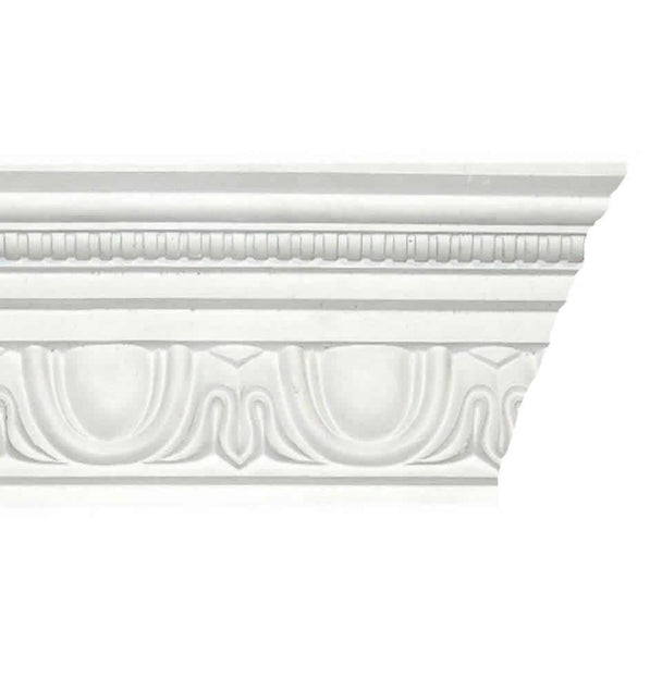 Medium Georgian Egg and Dart Plaster Coving100mm x 120mm