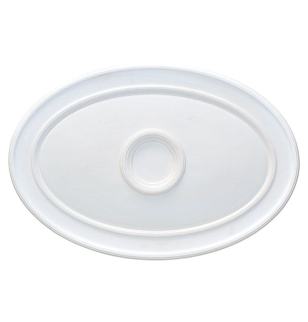 Medium Plain Oval Plaster Ceiling Rose  720mm by 490mm