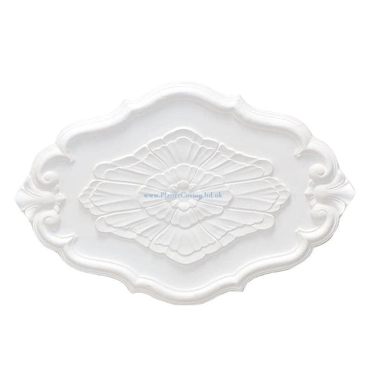 Oval Rococo Plaster Ceiling Rose 660mm by 432mm