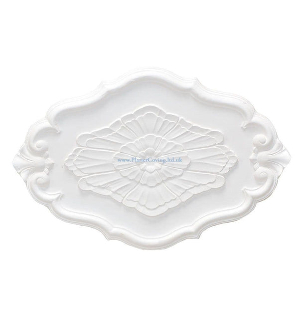 Oval Rococo Plaster Ceiling Rose 660mm by 432mm