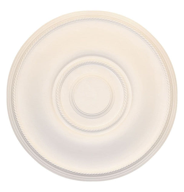 Small Barley Twist Plaster Ceiling Rose 380mm
