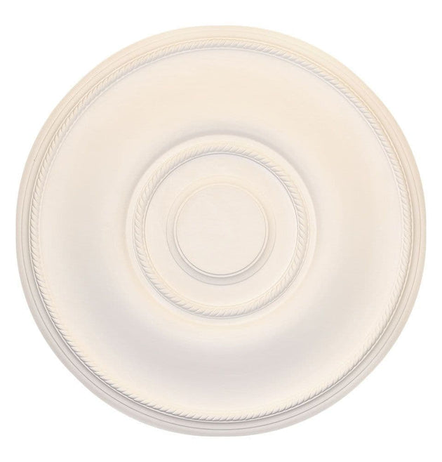 Small Barley Twist Plaster Ceiling Rose 380mm