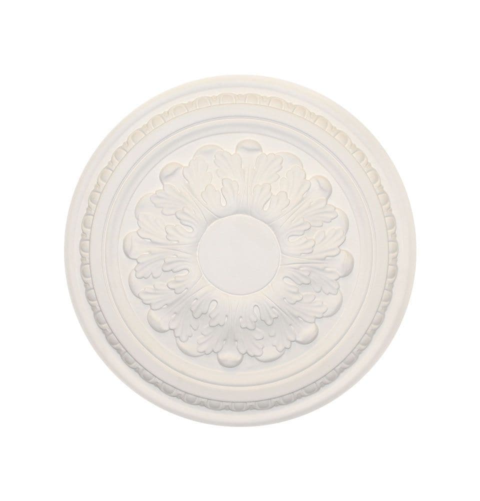 Small Egg and Acanthus Plaster Ceiling Rose 417mm