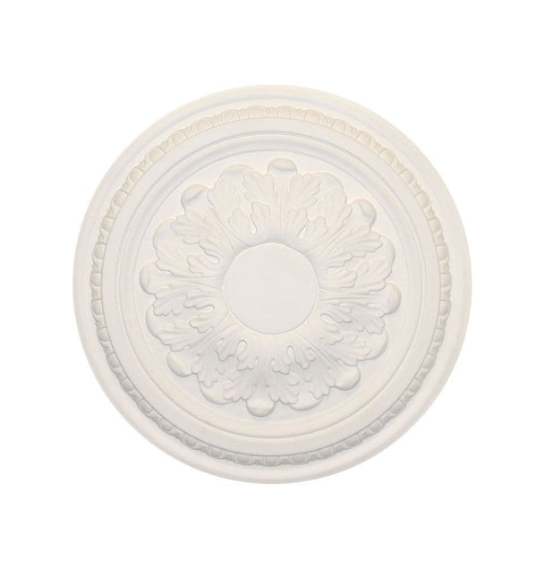 Small Egg and Acanthus Plaster Ceiling Rose 417mm