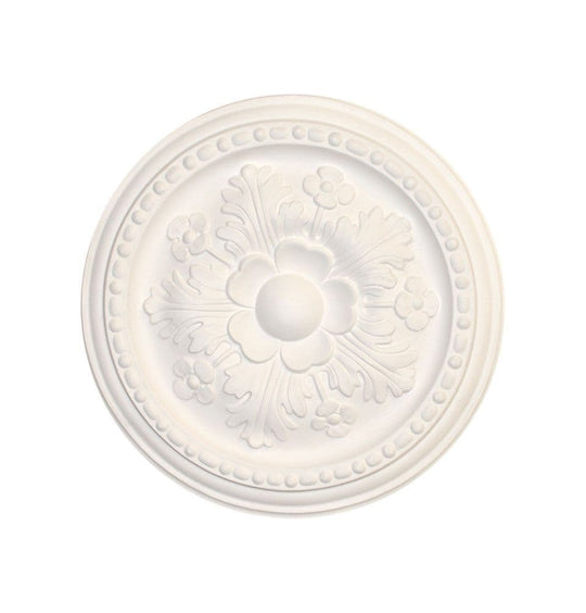 Small Floral Plaster Ceiling Rose 292mm