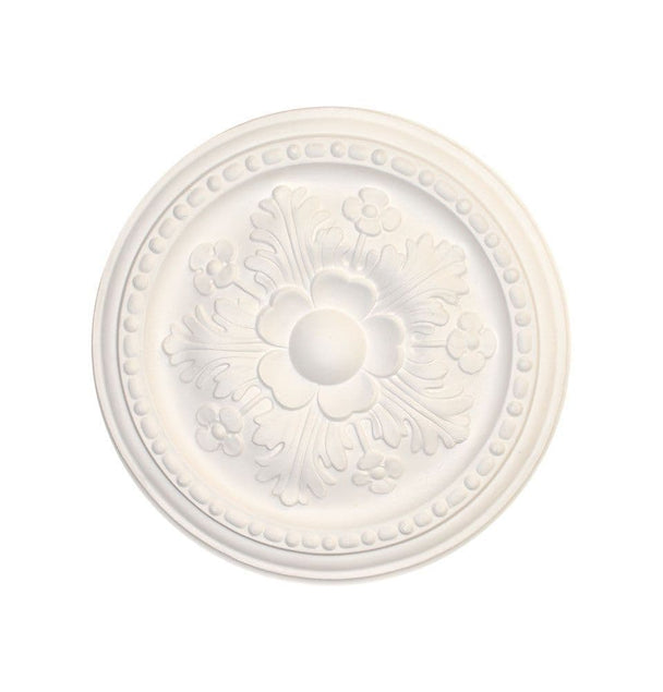 Small Floral Plaster Ceiling Rose 292mm