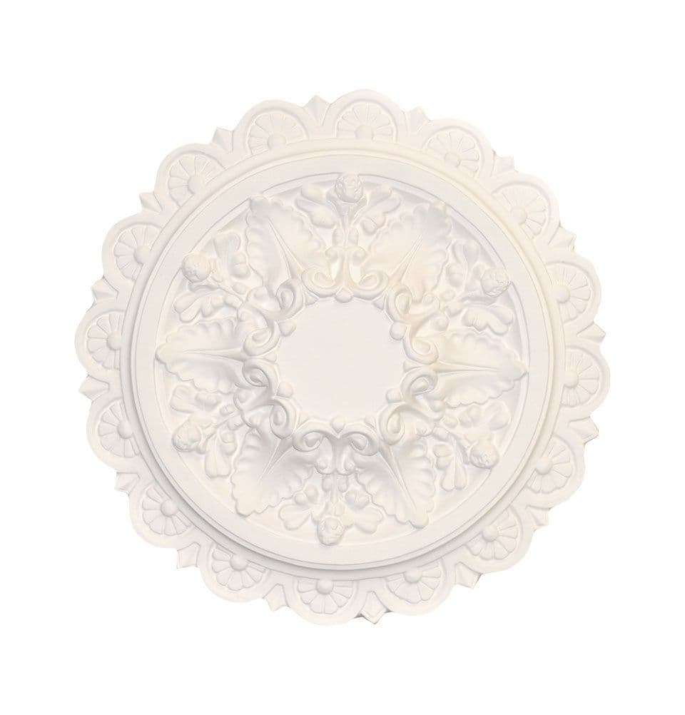 Small Sunflower Plaster Ceiling Rose 457mm