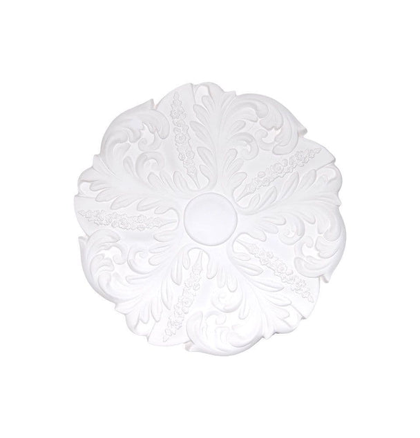 Swelled Leaf Plaster Ceiling Rose 510mm