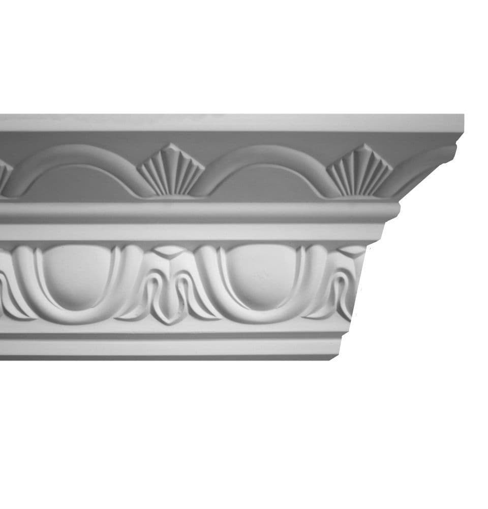 Traditional Egg and Dart Plaster Cornice 60mm x 95mm